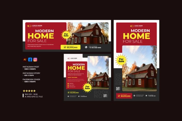 Download Real Estate Social Media Banner Template - Template Collection