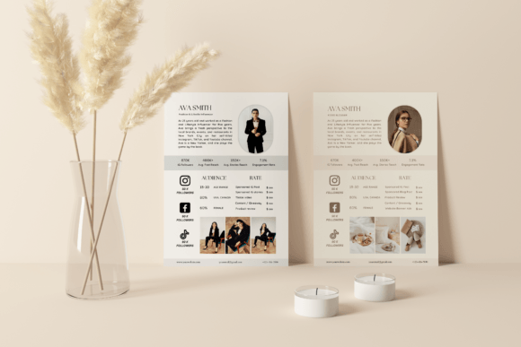 Download Influncer Media Kit Template - Template Collection