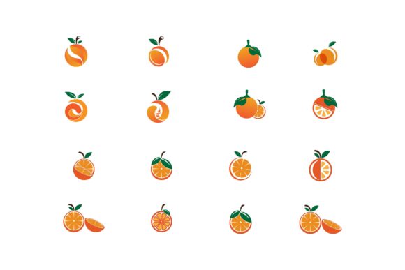 Download Orange Icon and Symbol Vector Template - Template Collection