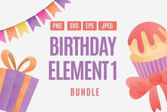 Download Happy Birthday Graphics Kit Set 01 - Set Collection