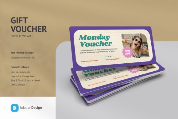 Download Gift Voucher PSD Templates Vol 093 - Template Collection