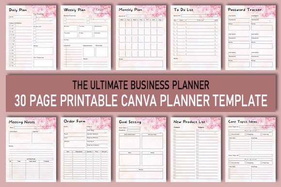 Download The Ultimate Business Planner Template - Template Collection
