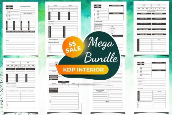 Download KDP Interior Template Mega Bundle Vol.5 - Template Collection