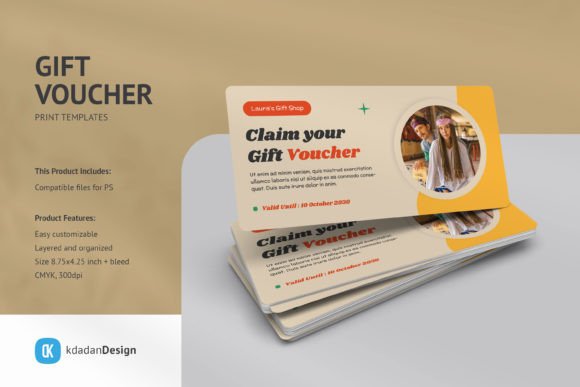 Download Gift Voucher PSD Templates Vol 091 - Template Collection