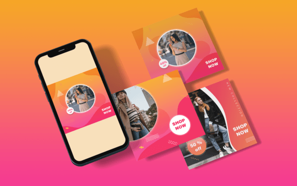 Download Social Media Templates-Shopping-030-22 - Template Collection