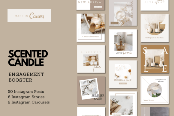 Download Scented Candle Instagram Template - Template Collection