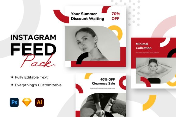 Download Instagram Feed / Post Fashion Template - Template Collection