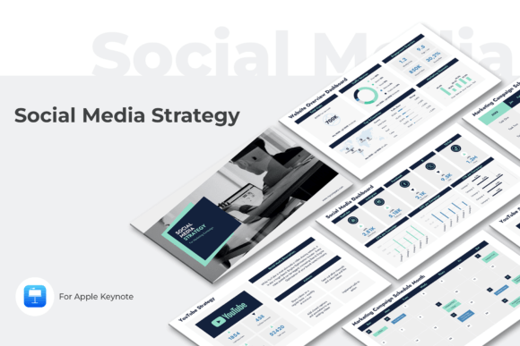 Download Social Media Strategy Keynote Template - Template Collection