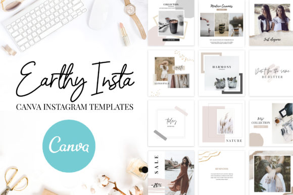 Download Canva Instagram Templates Earthy - Template Collection