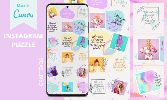 Download Canva Colorful Instagram Puzzle Template - Template Collection