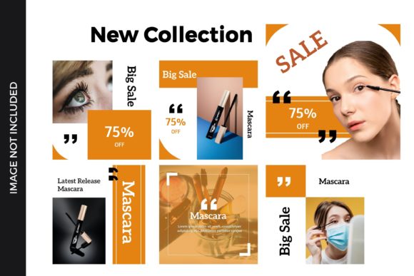 Download Instagram Feed Template - Mascara - Template Collection