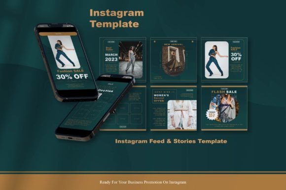 Download Green Instagram Fashion Template - Template Collection
