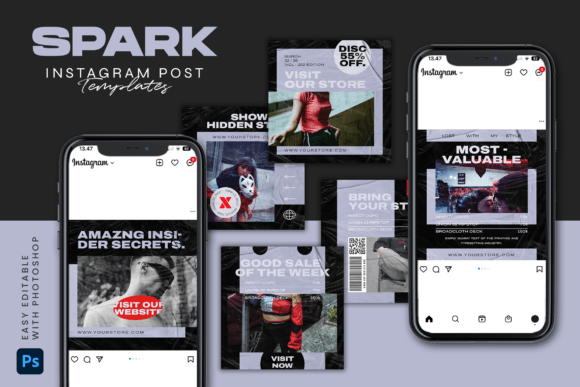 Download SPARK - Instagram Post Template - Template Collection