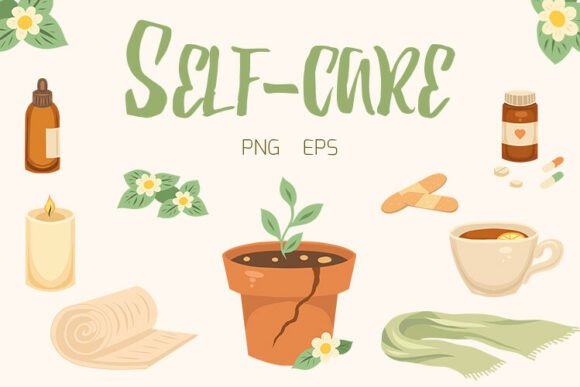 Download Self-care Vector Set - Set Collection